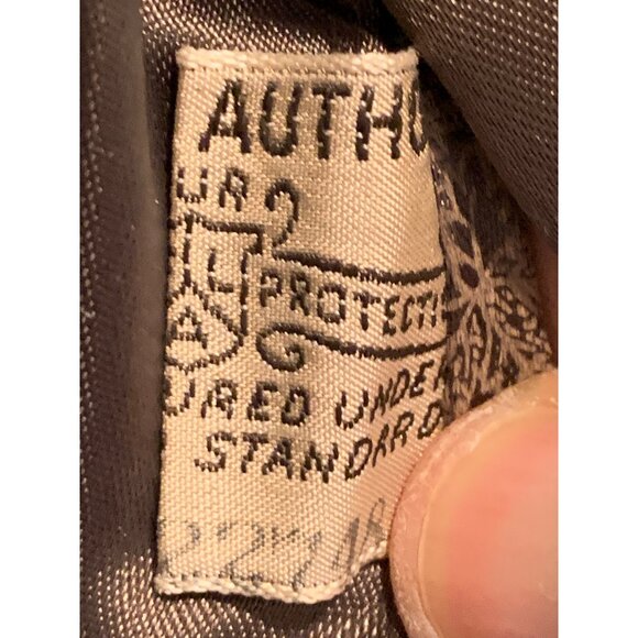 VTG 50s Genuine Shearling Fur Teddy Coat Lamb Size M/L Plush Cold Winter 8697 - Picture 10 of 11